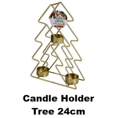 Christmas Tree Candle Holder - 24cm